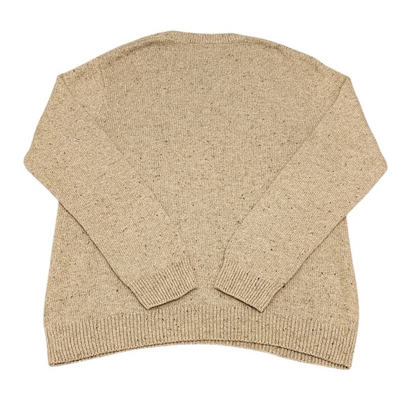 Ralph Lauren Chaps Gray Black Speckled Long Sleeve Crew Neck Pullover Men's XL - Picture 3 of 11